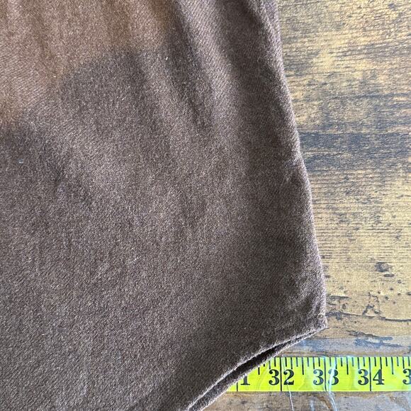 Madewell Womens Flannel Kempton Shirt Brown 3X Button Down Preppy Western EUC - Picture 6 of 8